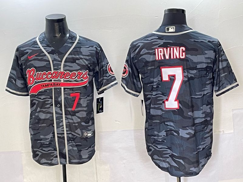 Men 2025 Tampa Bay Buccaneers #7 Irving Camo Joint Name Nike Limited NFL Jersey style 04->tampa bay buccaneers->NFL Jersey